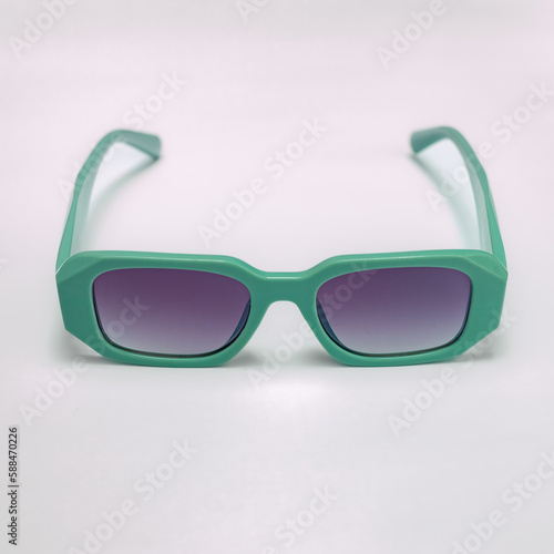 colorful modern Sunglasses isolated in white background