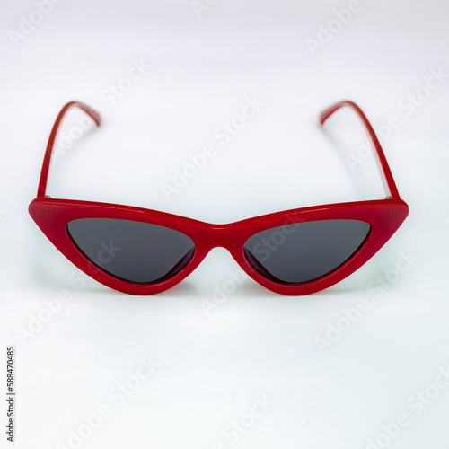 colorful modern Sunglasses isolated in white background