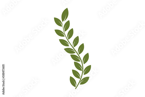 Tree vector icon. Nature trees olive vector illustration logo design