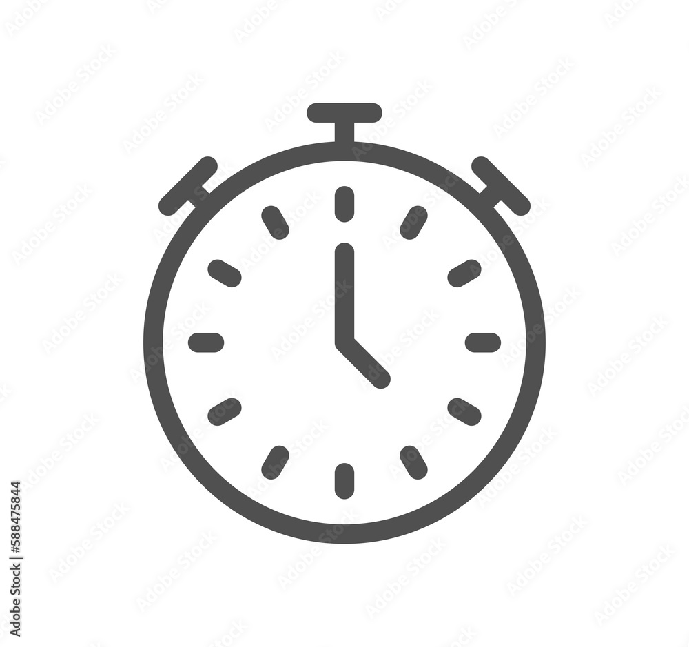 Time related icon outline and linear symbol.
Time related icon outline and linear symbol.