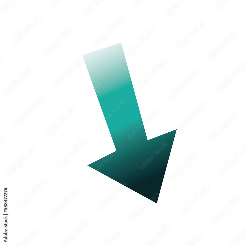 Digitally generated image of arrow sign Digitally generated image of arrow sign