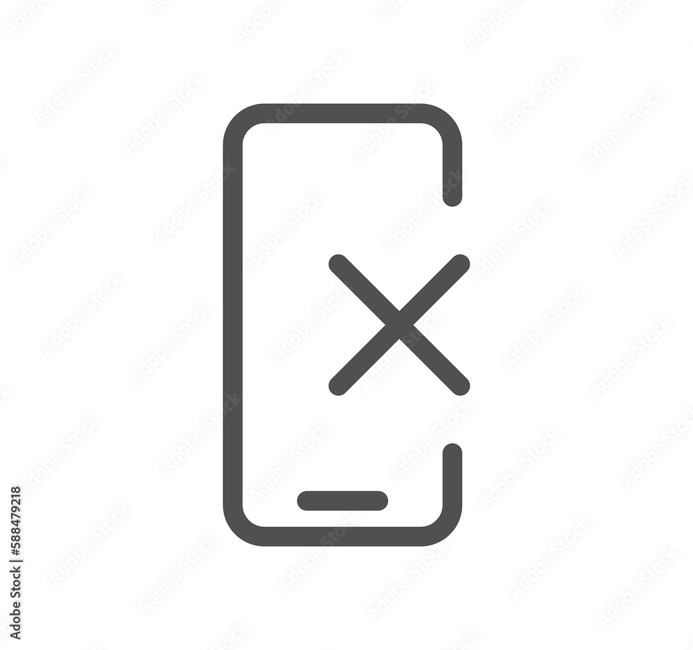 Reject related icon outline and linear symbol.
Reject related icon outline and linear symbol.