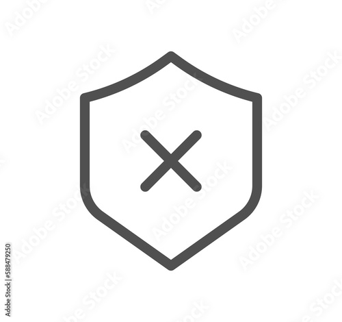 Free Download Reject related icon outline and linear symbol.	
 - GFXLoad