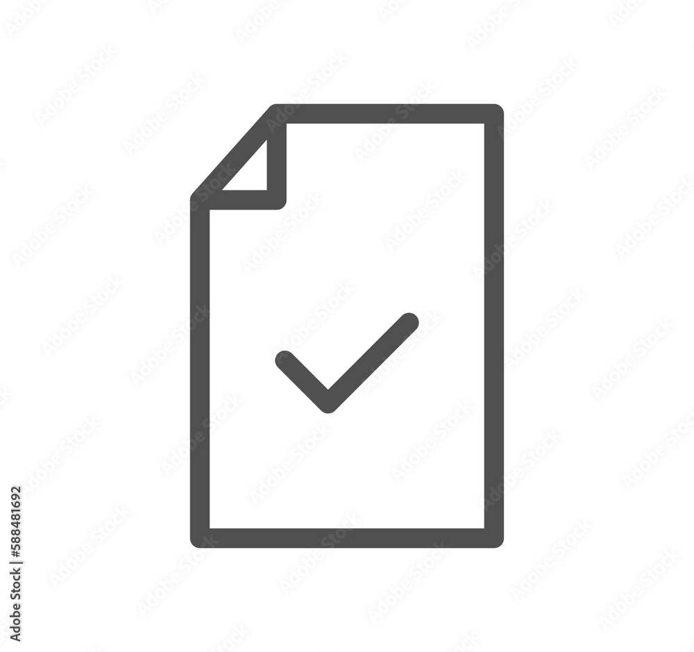 Approve related icon outline and linear symbol.
Approve related icon outline and linear symbol.