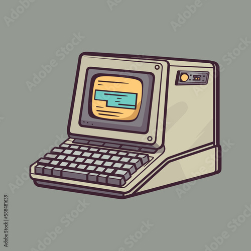 Minimalist retro computer