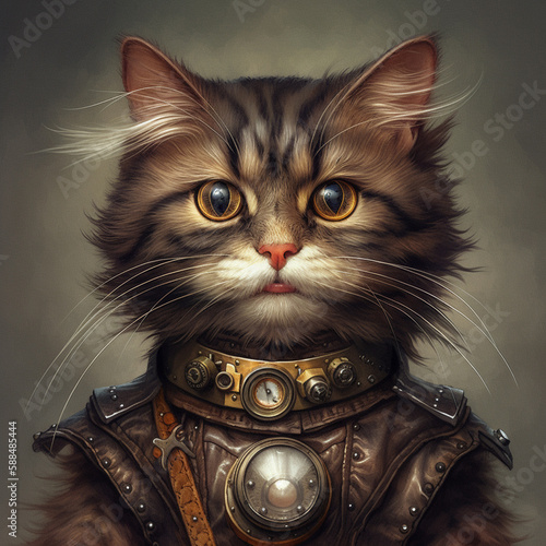 steampunk cat