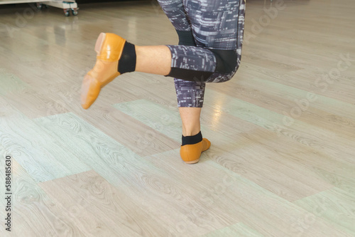 Moving your feet to the beat of the music: An energetic dance class