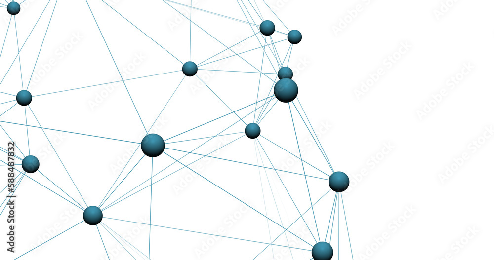 Molecular structure over white background Molecular structure over white background
