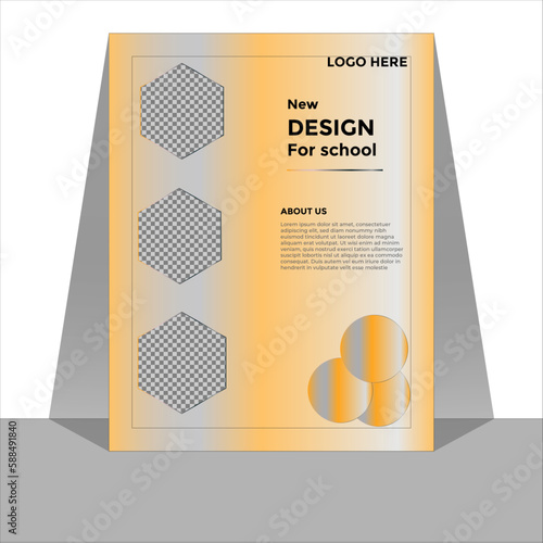 creative design  and digital marketing  flyer.

