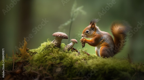 little squirrel wild life, adorable, cute, © Jacques Evangelista