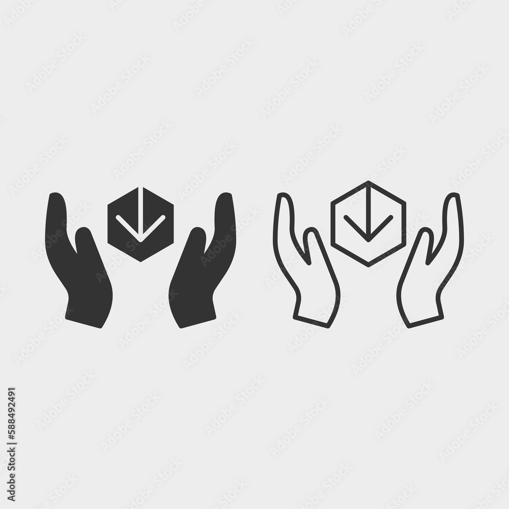 Obraz premium Information vector icon illustration sign