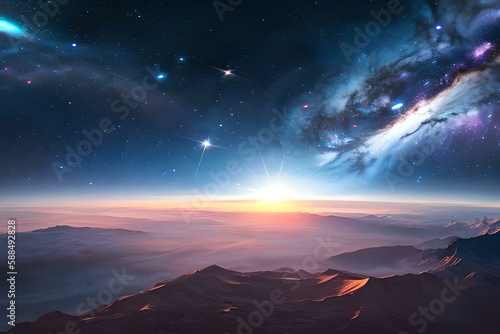 space galaxy background © DESIGN