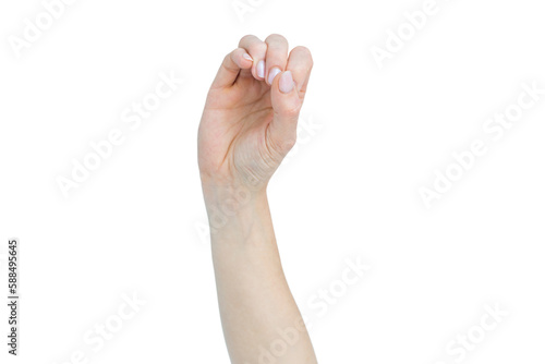 Hand presenting 
