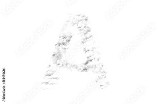 Digital image of letter A 