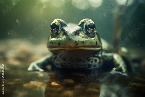 Bullfrogs in Freshwater Ecosystems. Generative AI