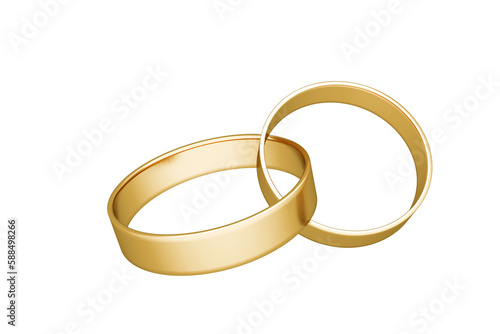Close-up of wedding rings