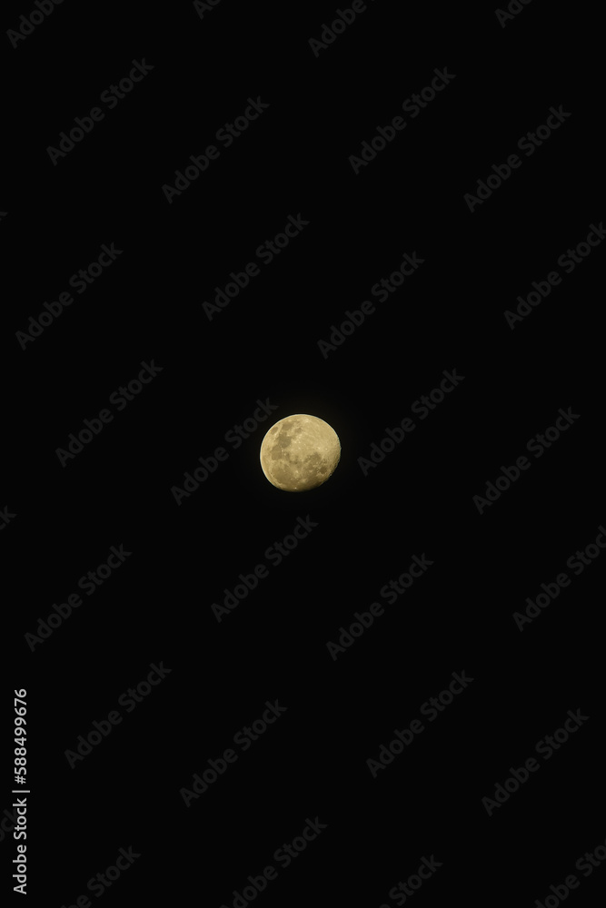 the shape of the moon on the 12th of Ramadan 1444 Hijri the shape of the moon on the 12th of Ramadan 1444 Hijri