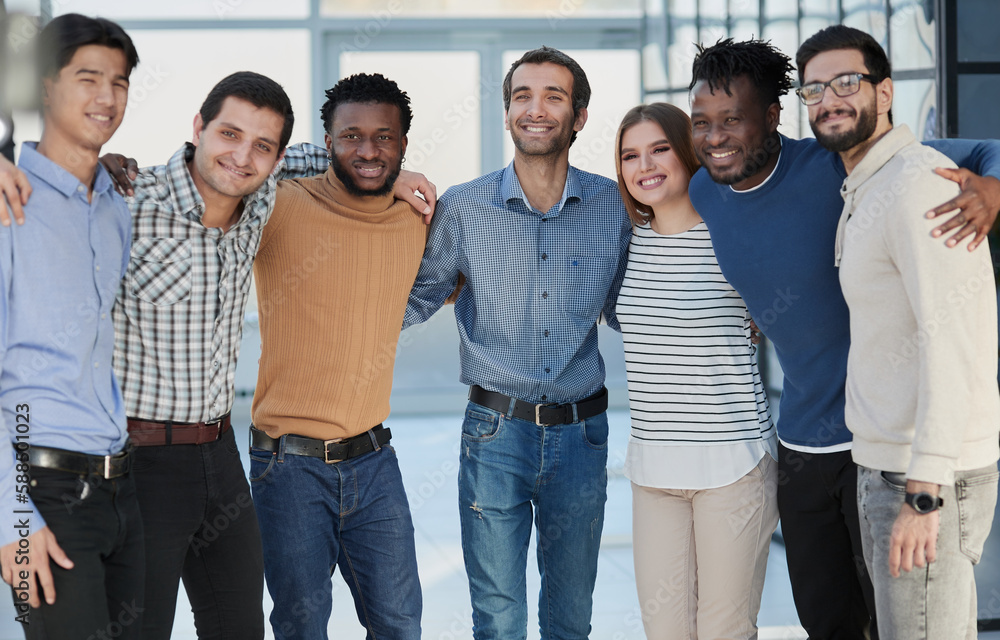Obraz premium Young attractive business - the elite business team