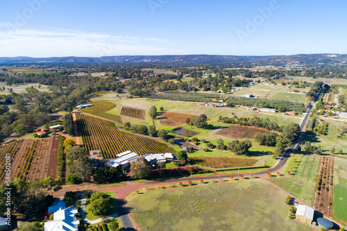 aerial view of the rural region from the City of Perth,  Western Australia, Australia, Ozeanien