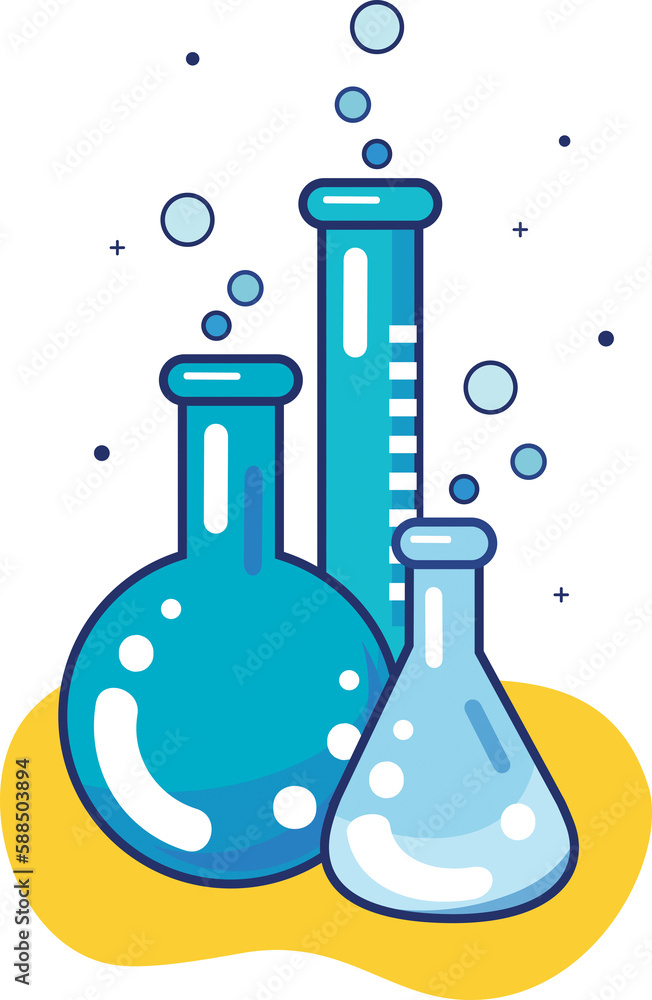 Laboratory equipment icon