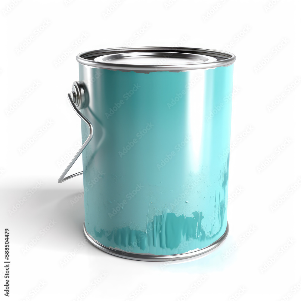 Aqua Paint in a Metal Can: Vibrant and Durable Paint for Your Home