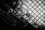Geometric Monochrome: Square and Triangle Digital Wallpaper