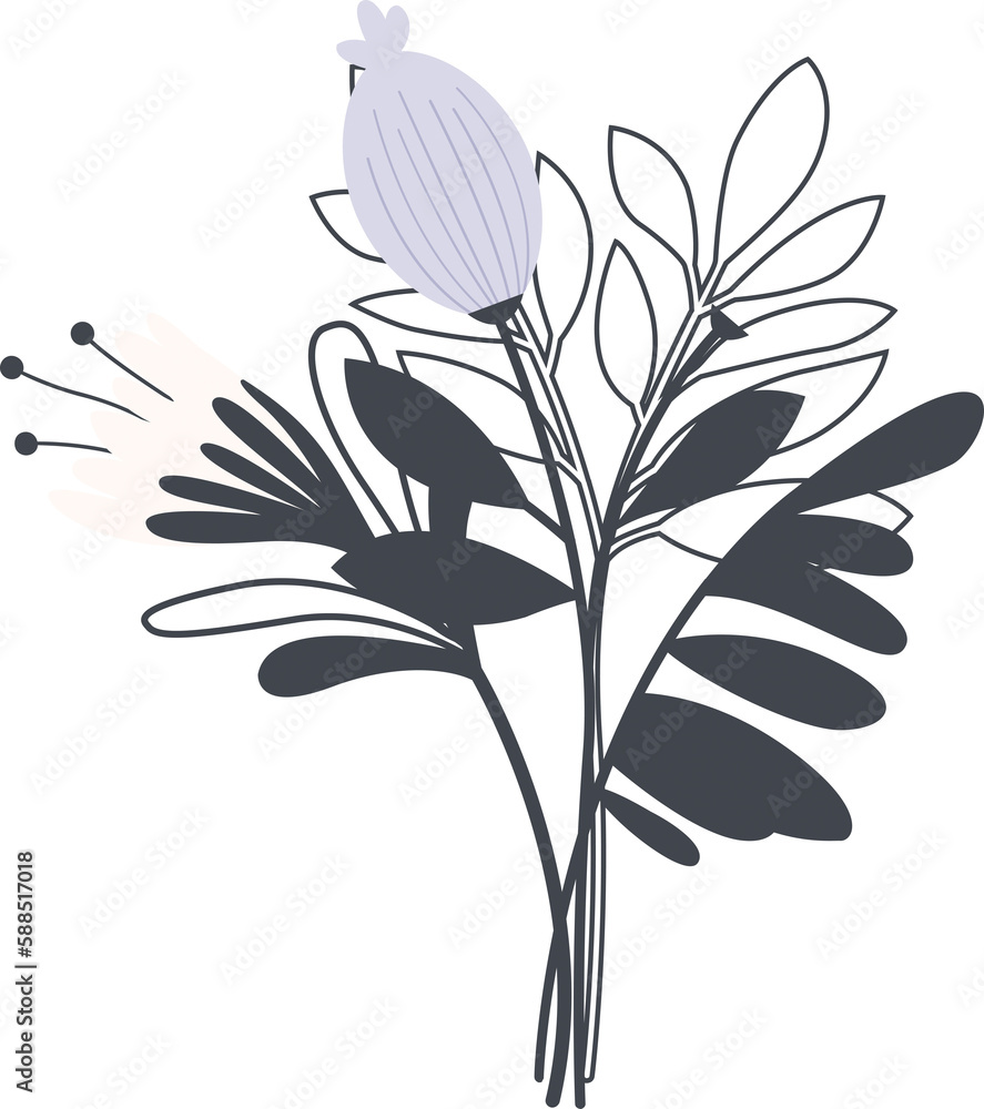 Obraz premium Flower icon