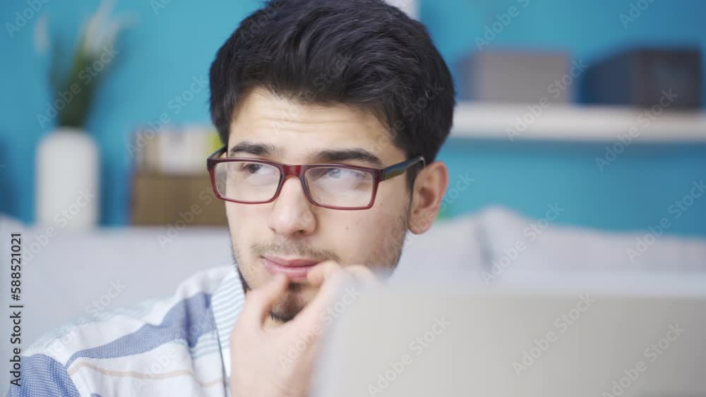 Thoughtful young man working on laptop finds a good idea.
Hardworking and smart young man thinking focused and working on laptop, finding a good idea.
Thoughtful young man working on laptop finds a good idea.
Hardworking and smart young man thinking focused and working on laptop, finding a good idea.