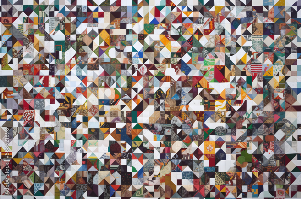 Fototapeta premium Mosaic illustration