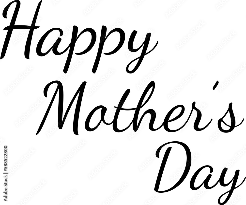 Fototapeta premium Happy mothers day message