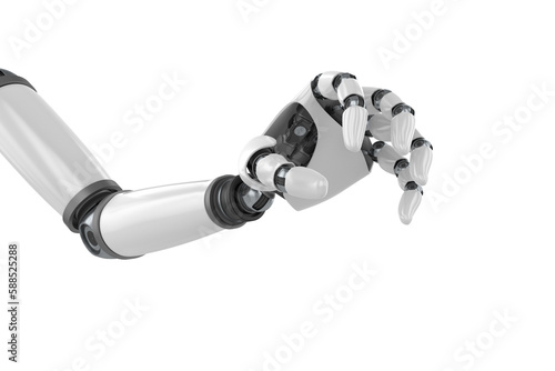 Digital image of robot hand