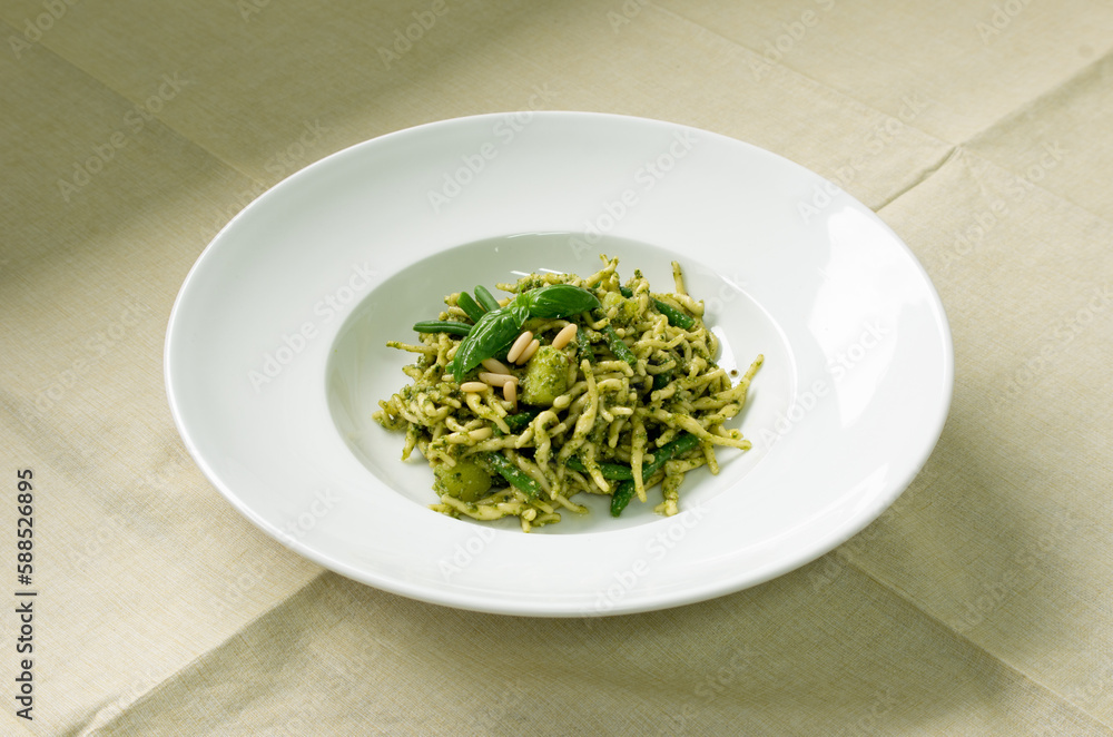 pasta with pesto pasta with pesto