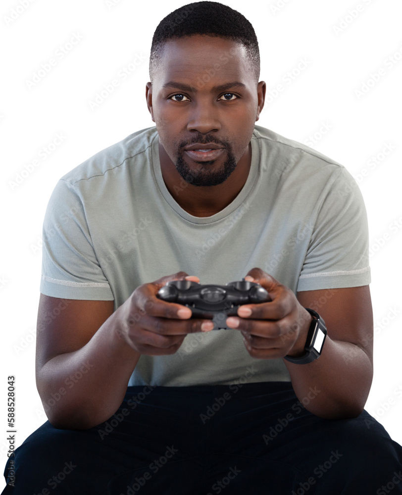 Man with a joystick Man with a joystick
