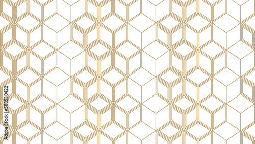 white hexagon pattern vector background
