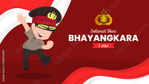 Bhayangkara Day banner