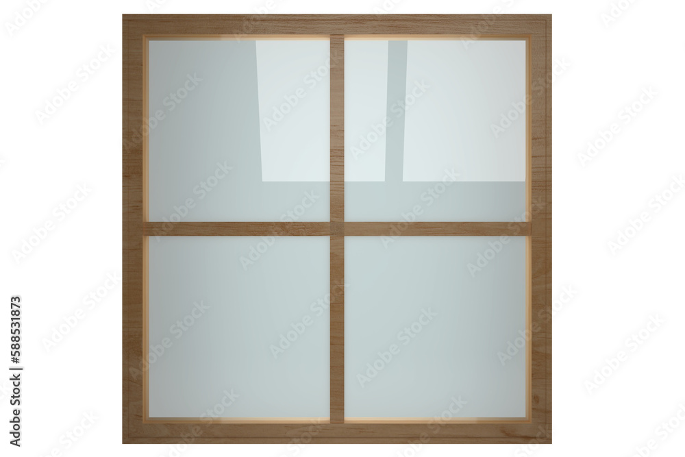 Square shape glass window Square shape glass window