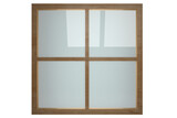 Square shape glass window