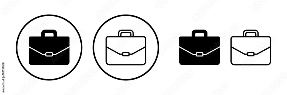 Briefcase icon vector. Portfolio vector icon. suitcase icon Briefcase icon vector. Portfolio vector icon. suitcase icon