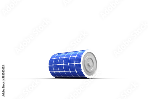 Fototapeta Naklejka Na Ścianę i Meble -  3d illustration of solar battery