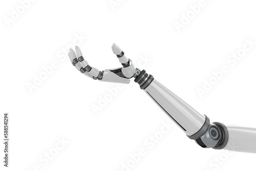 Cropped image of robotic hand