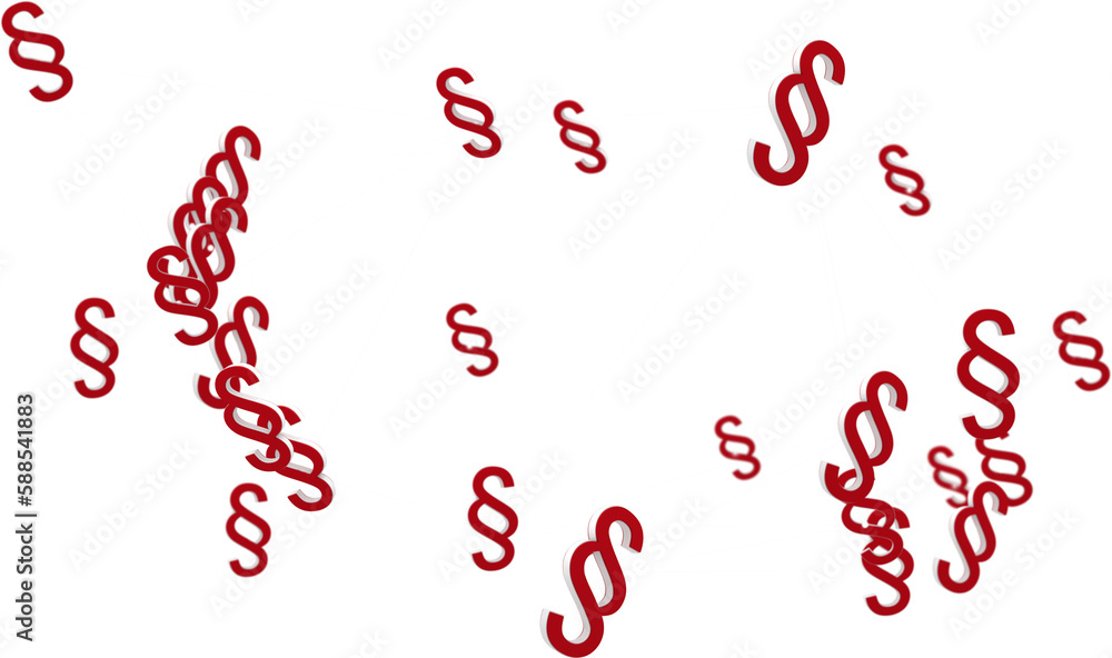 Vector icon of section symbol