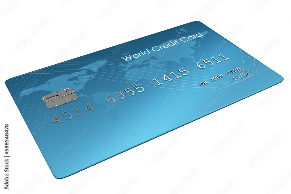 World credit card with card number World credit card with card number