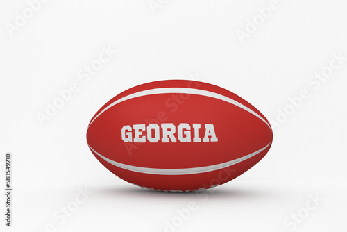 Georgia rugby ball