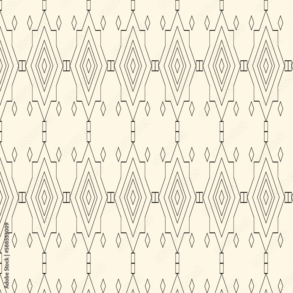 Seamless abstract geometric pattern on light background Vector Seamless abstract geometric pattern on light background Vector