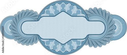 фотографія Diploma or certificate guilloche rosette frame