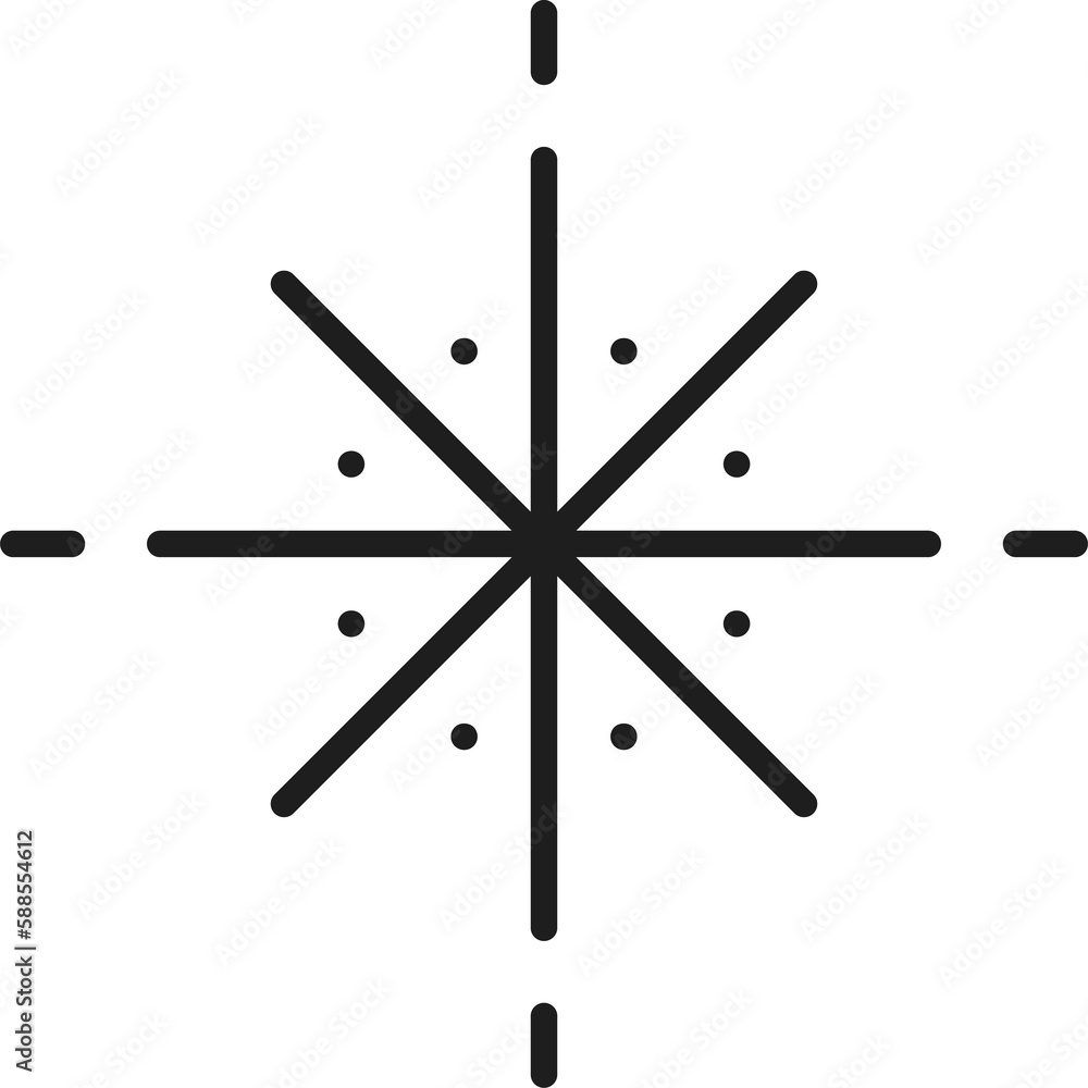 Bright blink of Christmas star burst twinkle icon Bright blink of Christmas star burst twinkle icon