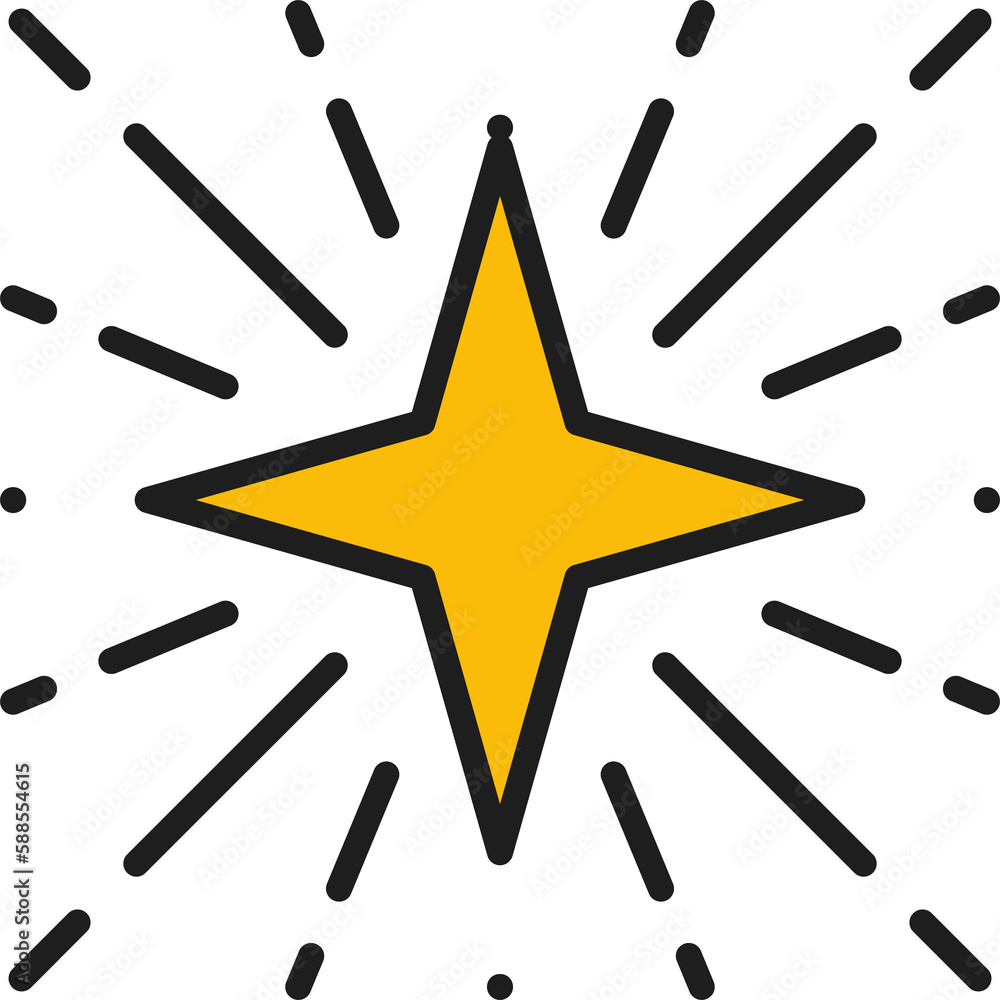 Star sparkle and twinkle isolated starburst Star sparkle and twinkle isolated starburst