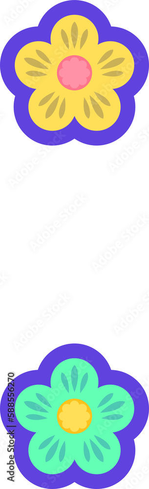 Flowers alphabet font colon punctuation mark Flowers alphabet font colon punctuation mark