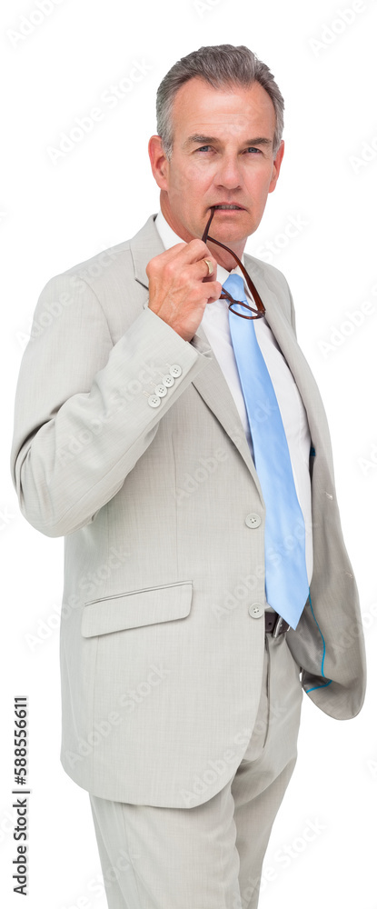 Thinking businessman Thinking businessman