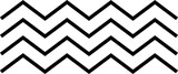 Memphis geometric shape, minimal zigzag line